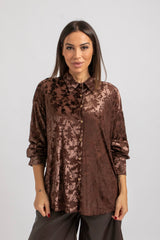 Camicia stampa velluto FEDERICA BI
