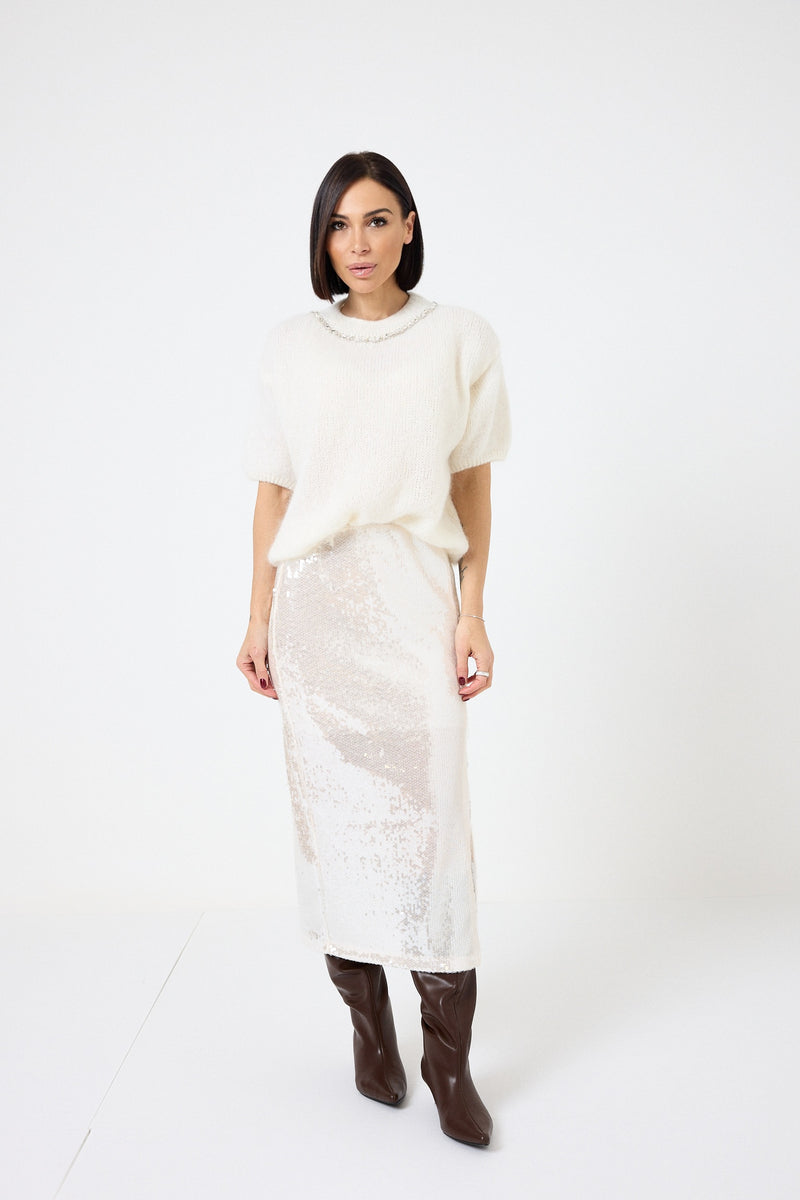 Gonna in paillettes FEDERICA BI ( più colori )