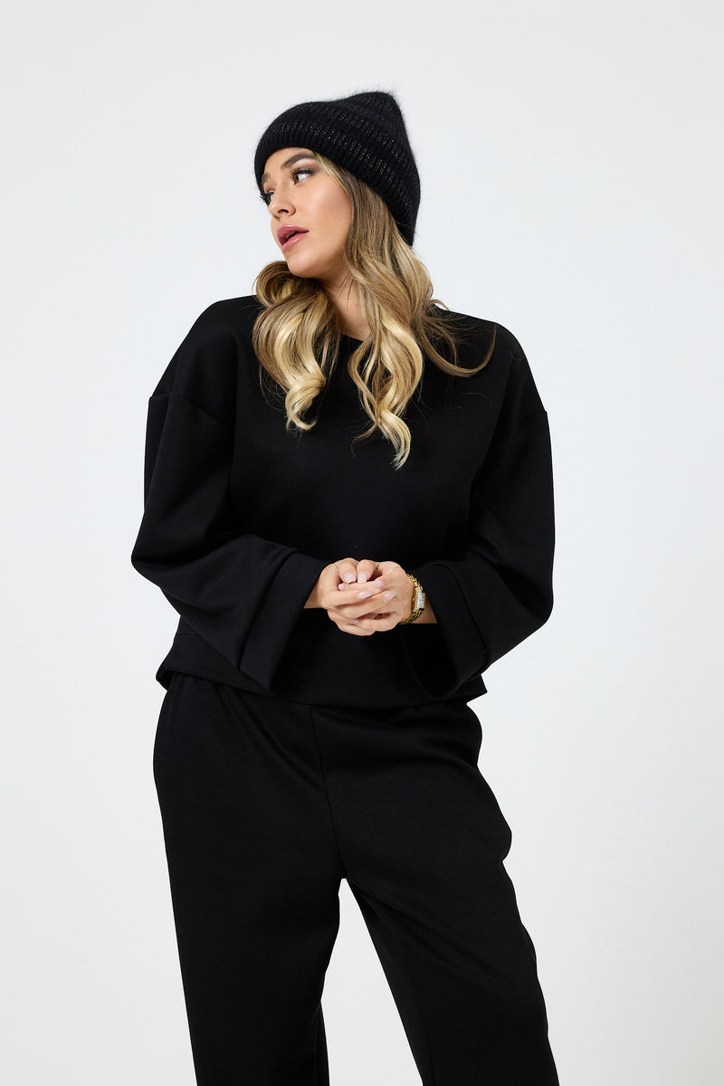 Completo tuta nera in punto Milano FEDERICA BI