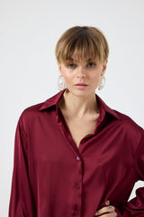 Camicia in raso FEDERICA BI ( più colori )