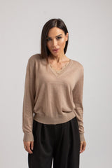 Maglia tricot lana e seta FEDERICA BI
