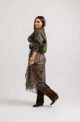 Stivale suede cioccolato FEDERICA BI