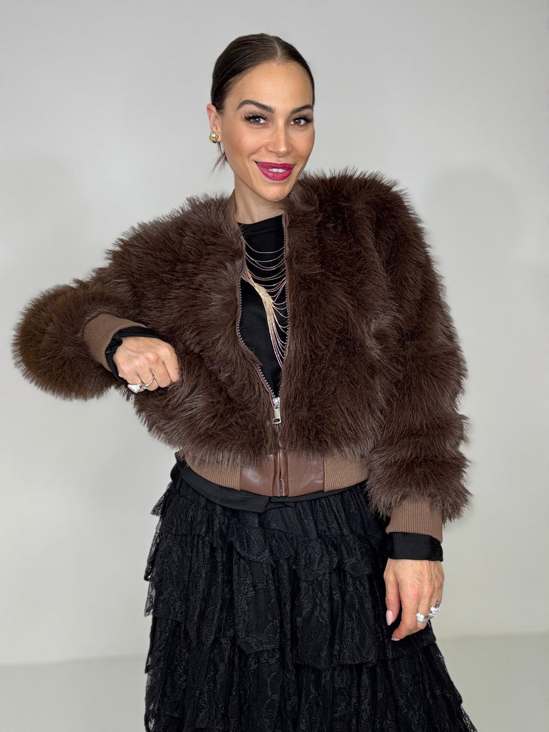 Giacca ECO marrone FEDERICA BI
