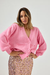 Cardigan rosa FEDERICA BI