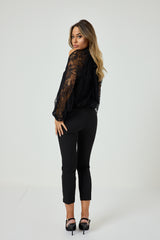 Pantalone nero FEDERICA BI