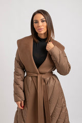 Cappotto piumino cachemire e lana FEDERICA BI