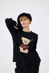 Maglione TEDDY e spilla FEDERICA BI