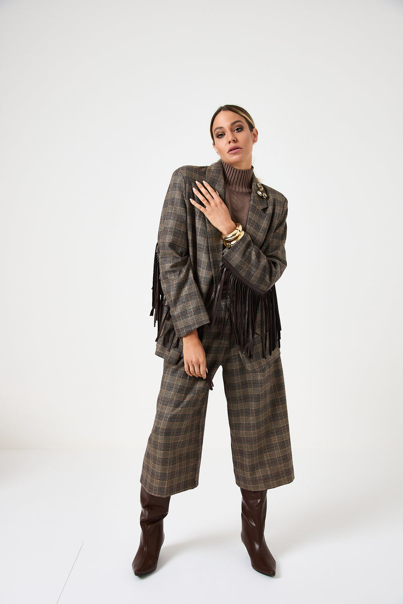 Pantalone a pinocchietto principe di Galles FEDERICA BI