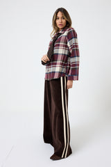 Camicia felpata con cravatta FEDERICA BI