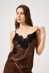 Top inserto in pizzo FEDERICA BI