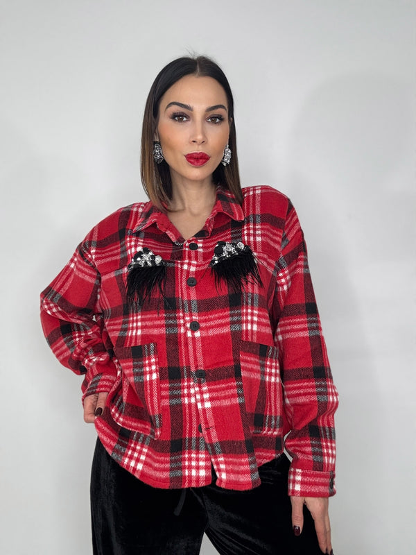 Camicia tartan spille FEDERICA BI