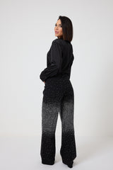 Denim nero cristalli FEDERICA BI