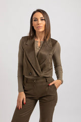 Tailleur in suede FEDERICA BI