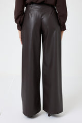 Pantalone moro in similpelle FEDERICA BI