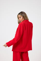 Blazer rosso FEDERICA BI