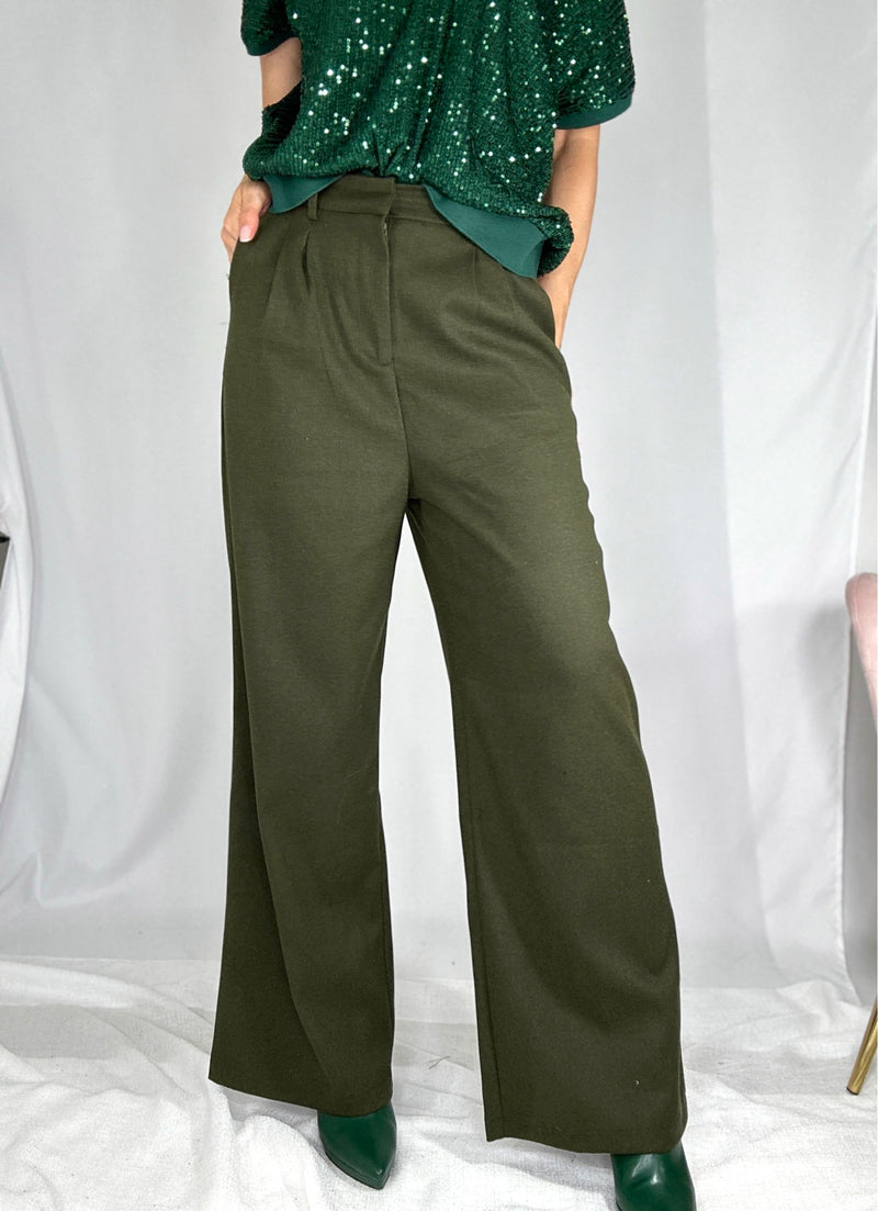 Pantalone verde FEDERICA BI