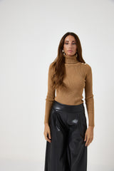 Maglia bottoni oro FEDERICA BI ( vari colori )