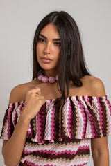 Completo rosa TIARA BY FEDERICA BI