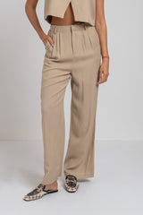 Tailleur beige bottoni FEDERICA BI