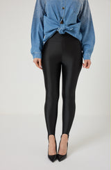 Leggins nero con ghetta FEDERICA BI