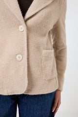 Blazer in ciniglia con spilla FEDERICA BI