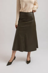 Gonna verde militare FEDERICA BI