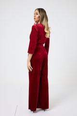 Tuta in velluto FEDERICA BI ( più colori )