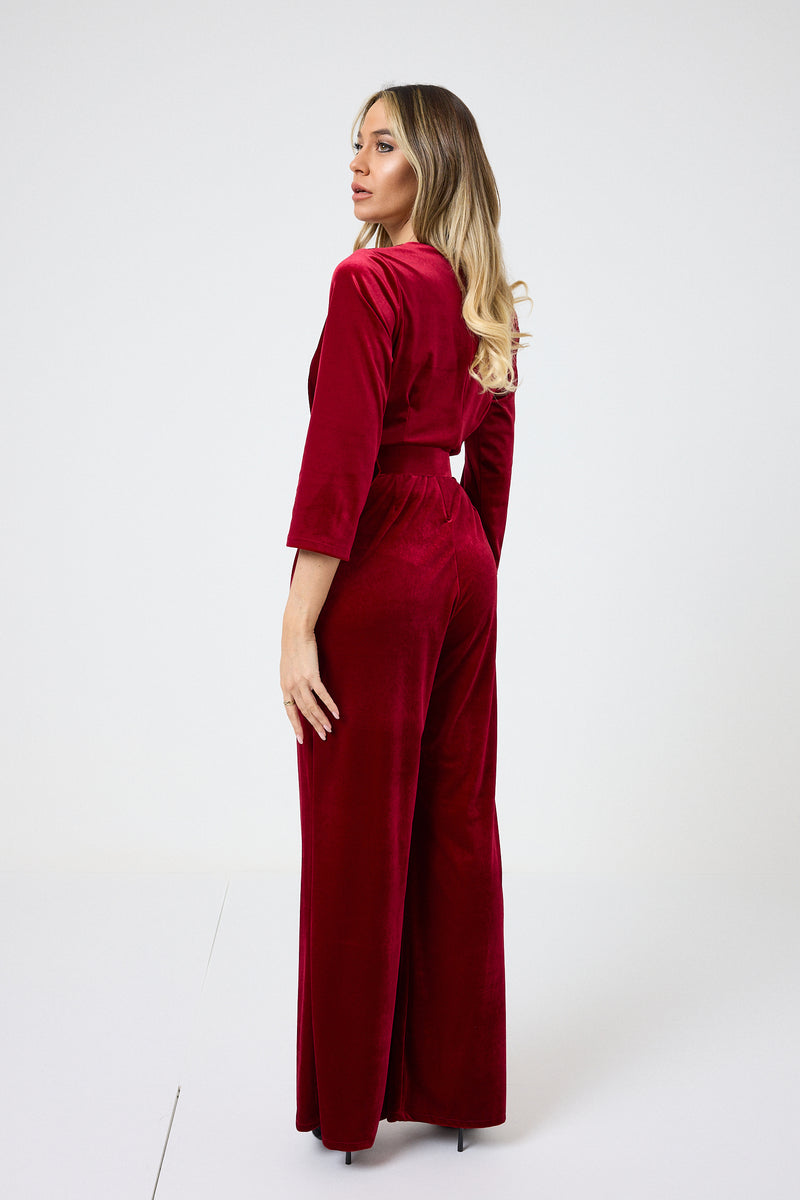 Tuta in velluto FEDERICA BI ( più colori )