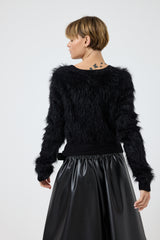 Cardigan in ciniglia FEDERICA BI ( due colori )