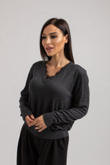 Maglia tricot lana e seta FEDERICA BI