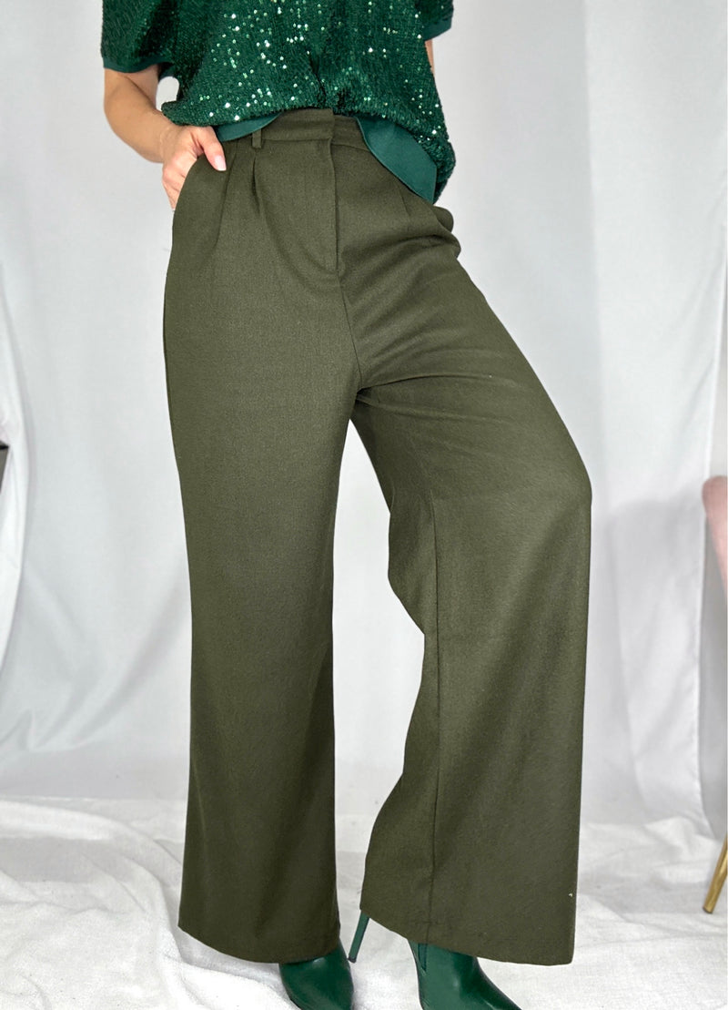 Pantalone verde FEDERICA BI