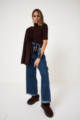 Denim blu over FEDERICA BI