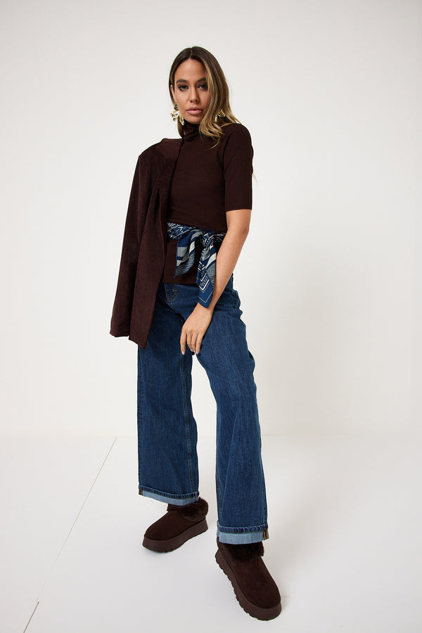 Denim blu over FEDERICA BI