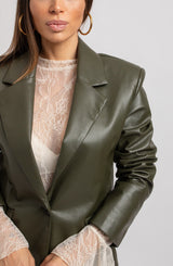Blazer FEDERICA BI in ecopelle