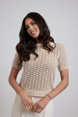 Maglia traforata FEDERICA BI (due colori)
