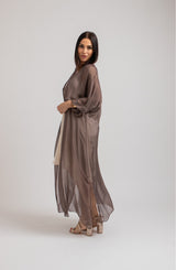 Kimono lungo moro FEDERICA BI