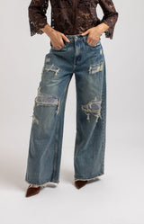 Denim jeans WIDE LEG FEDERICA BI
