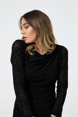 Abito in lycra stampa animalier FEDERICA BI ( due colori )