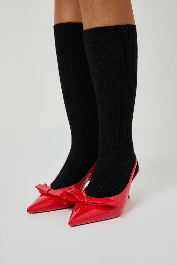 Slingback in vernice rossa FEDERICA BI