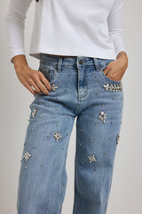 Denim cristalli FEDERICA BI