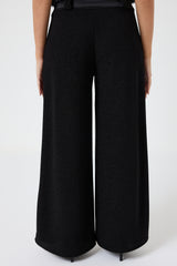 Pantalone nero lurex FEDERICA BI