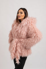 Ecopelliccia rosa FEDERICA BI