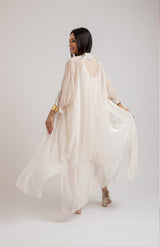 Kimono lungo burro FEDERICA BI