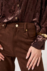 Pantalone in ecosuede FEDERICA BI