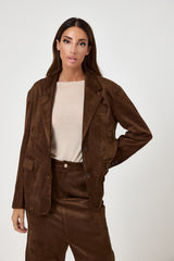 Blazer in eco suede FEDERICA BI