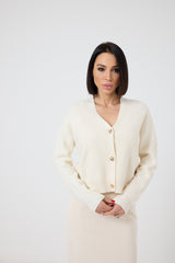 Cardigan in viscosa FEDERICA BI