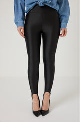 Leggins nero con ghetta FEDERICA BI