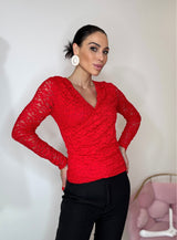 Maglia in pizzo FEDERICA BI (due colori)