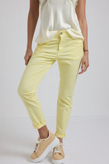 Pantalone giallo pastello FEDERICA BI