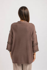 Cardigan frange FEDERICA BI